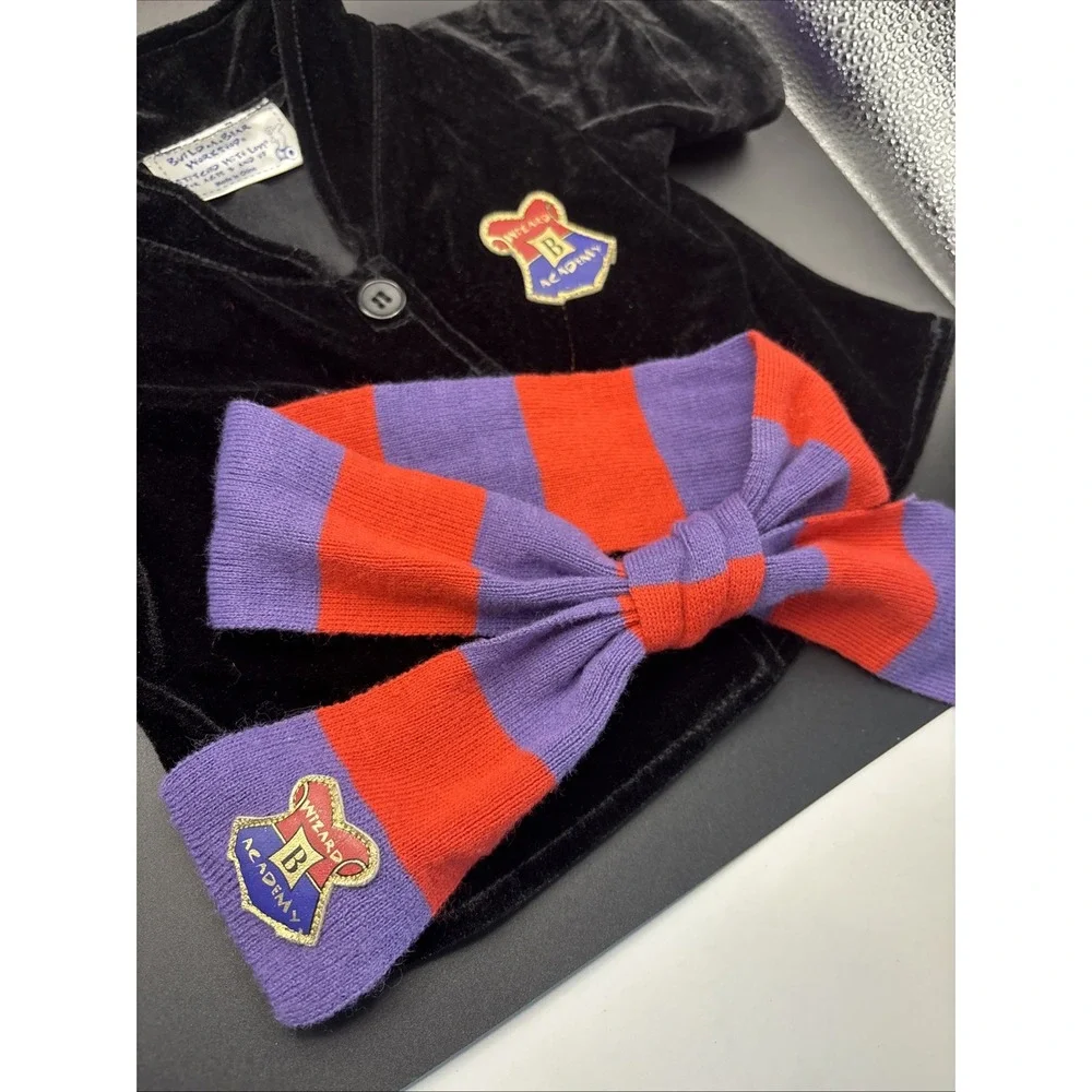 Build-A-Bear Wizard Academy Coat Scarf‎ ~ A Magical Set